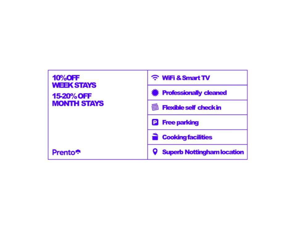 3 Bedroom House - Well Presented - Spacious - Flexible Check In - Free Parking Nottingham Exterior foto